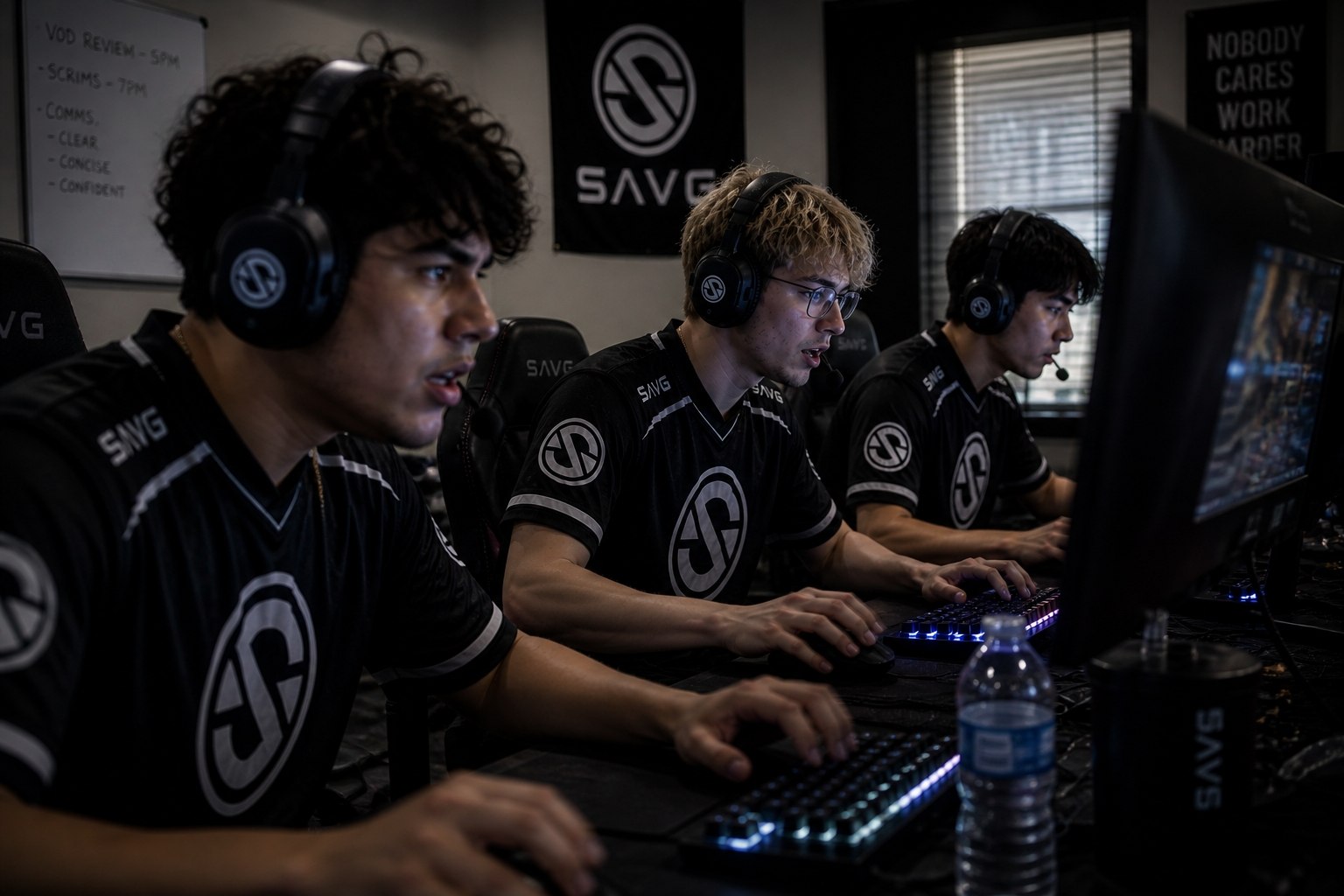 SAVG team focused on practice